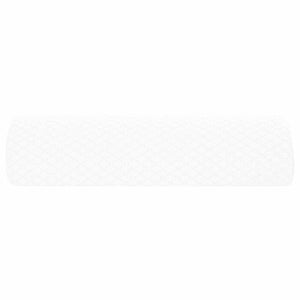 Μαξιλάρι Ποδιών Μονόχρωμο Λευκό 52 x 20 x 12 εκ Αφρός Μνήμης - Pakobazaar