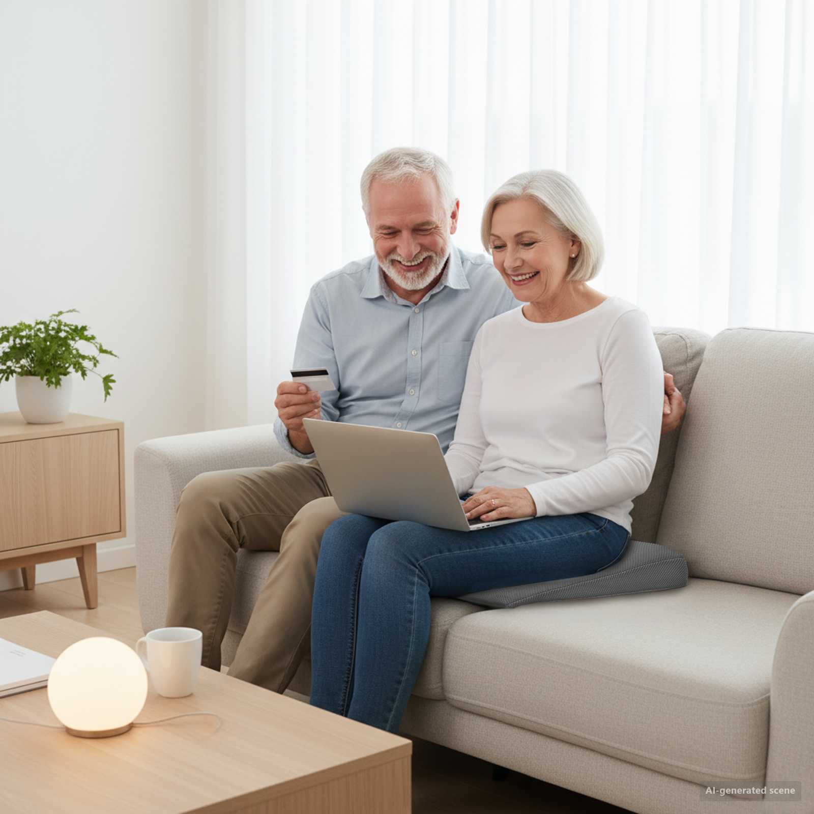 Μαξιλάρια Καθίσματος Γκρι 39 x 38 x 8,5 εκ PU Αφρός - Pakobazaar