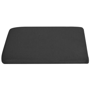 Μαξιλάρια Καθίσματος Μαύρο 39 x 38 x 8,5 εκ PU Αφρός - Pakobazaar