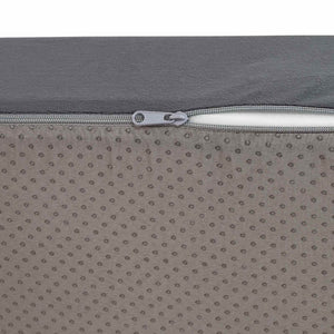 Μαξιλάρια Καθίσματος 40 x 40 x 10 εκ PU Αφρός Γκρι - Pakobazaar