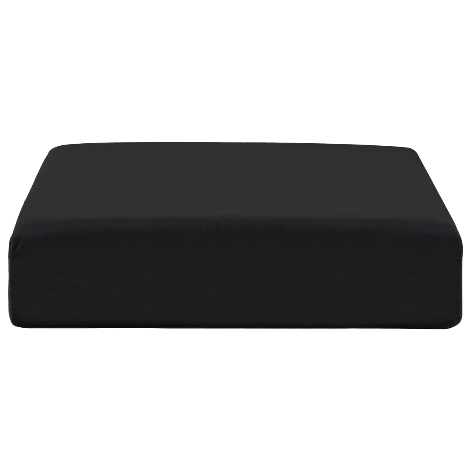 Μαξιλάρια Καθίσματος Μαύρο 40 x 40 x 11 εκ PU Αφρός - Pakobazaar