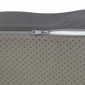 Μαξιλάρια Καθίσματος Μονόχρωμο Γκρι 40 x 40 x 13 cm PU Αφρός - Pakobazaar