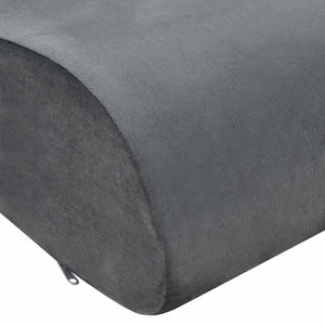 Μαξιλάρια Καθίσματος Μονόχρωμο Γκρι 40 x 40 x 13 cm PU Αφρός - Pakobazaar