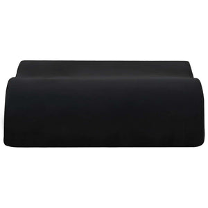 Μαξιλάρια Καθίσματος Μονόχρωμο Μαύρο 40 x 40 x 13 cm PU Αφρός - Pakobazaar