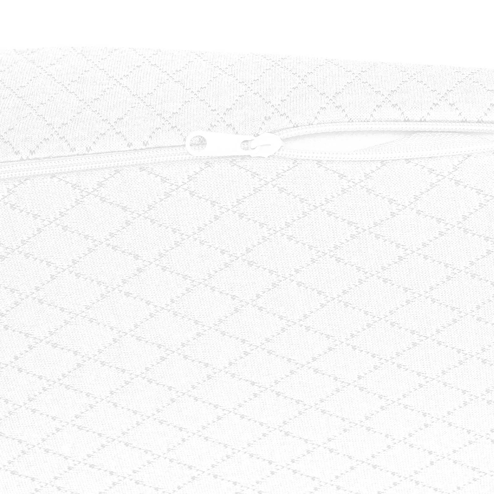 Μαξιλάρι Γωνίας Μονόχρωμο Λευκό 69 x 64 x 19 εκ. Αφρός Μνήμης - Pakobazaar