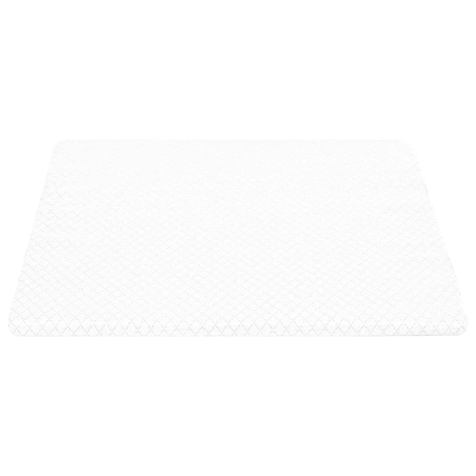 Μαξιλάρι Γωνίας Μονόχρωμο Λευκό 69 x 64 x 19 εκ. Αφρός Μνήμης - Pakobazaar