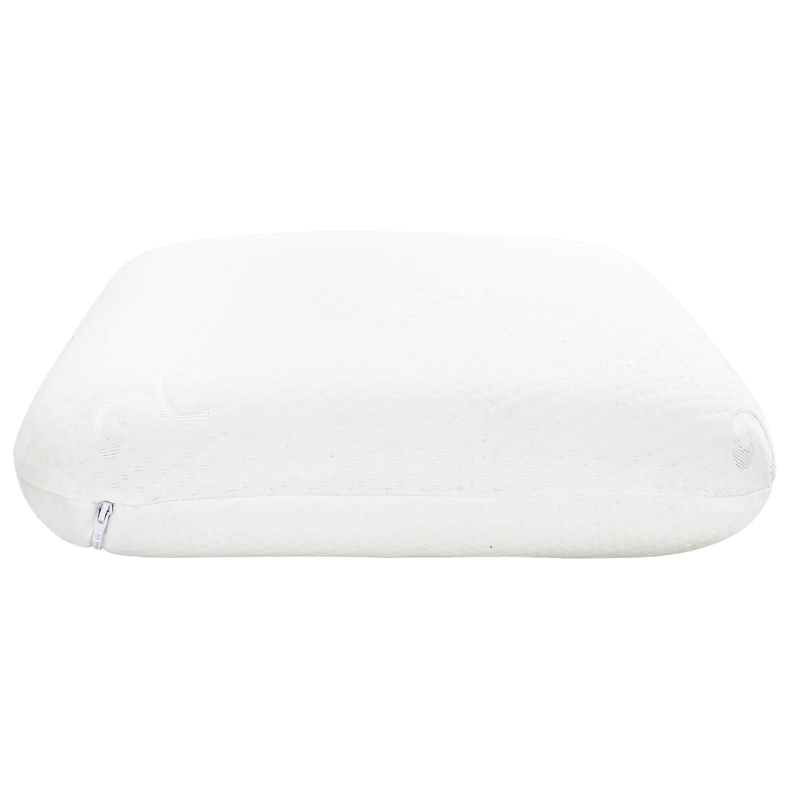 Μαξιλάρι Ύπνου Μονόχρωμο Λευκό 60 x 40 x 10,5 εκ Αφρός Μνήμης - Pakobazaar