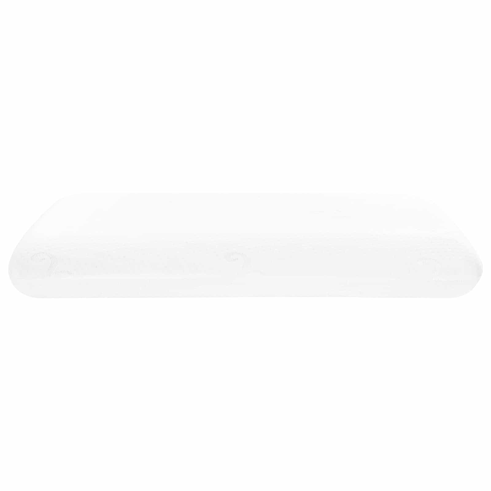 Μαξιλάρι Ύπνου Μονόχρωμο Λευκό 74 x 39 x 13 εκ. Αφρός Μνήμης - Pakobazaar