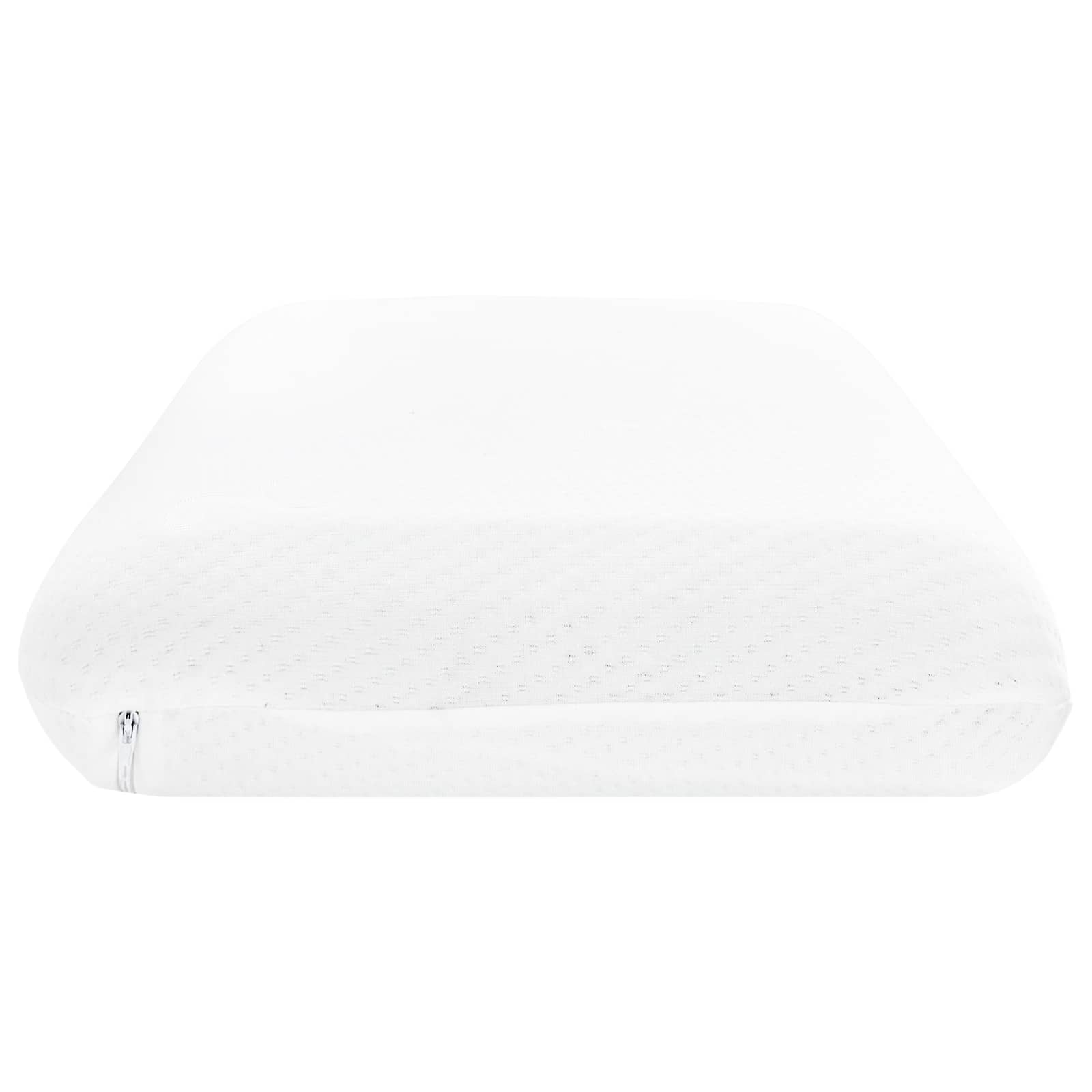 Μαξιλάρι Ύπνου Μονόχρωμο Λευκό 74 x 39 x 13 εκ. Αφρός Μνήμης - Pakobazaar