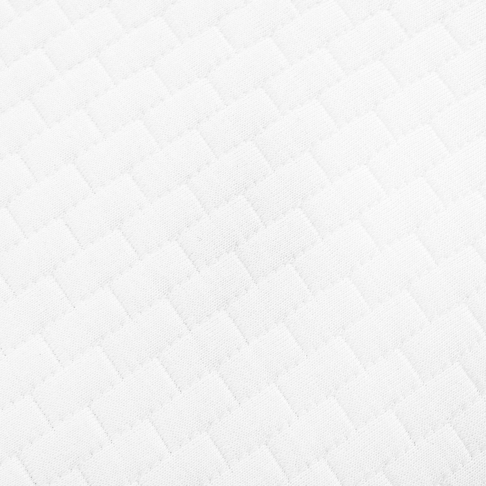 Μαξιλάρι Ύπνου Μονόχρωμο Λευκό 60 x 40 x 10 εκ Αφρός Μνήμης - Pakobazaar