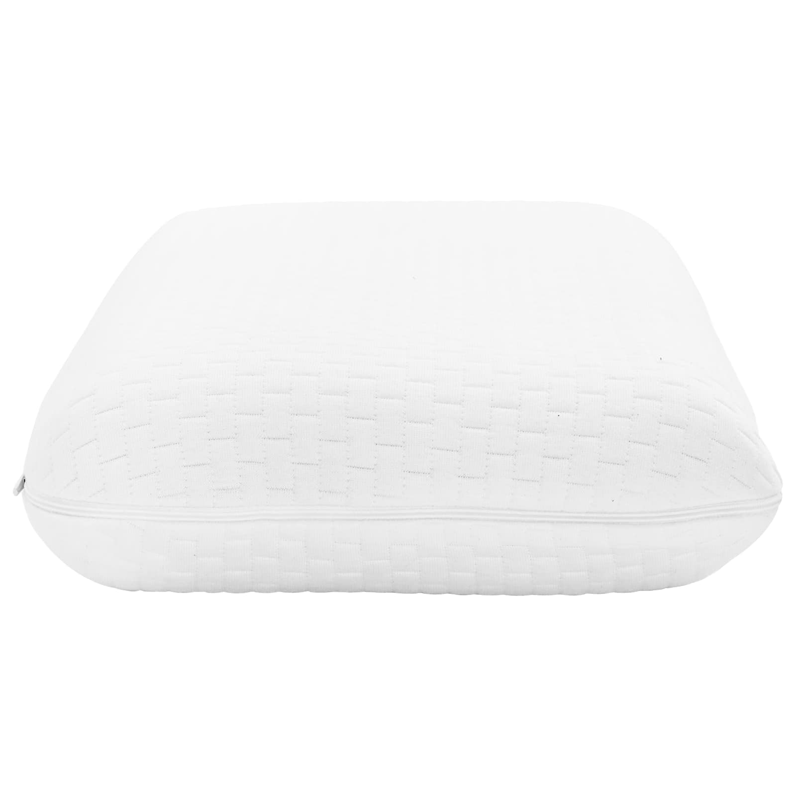 Μαξιλάρι Ύπνου Μονόχρωμο Λευκό 60 x 40 x 13 εκ. Αφρός Μνήμης - Pakobazaar