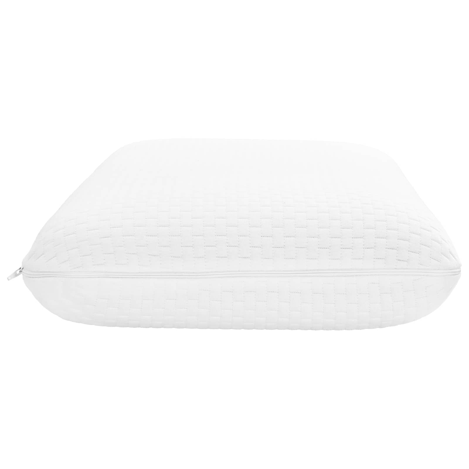 Μαξιλάρι Ύπνου Μονόχρωμο Λευκό 60 x 40 x 13 εκ. Αφρός Μνήμης - Pakobazaar