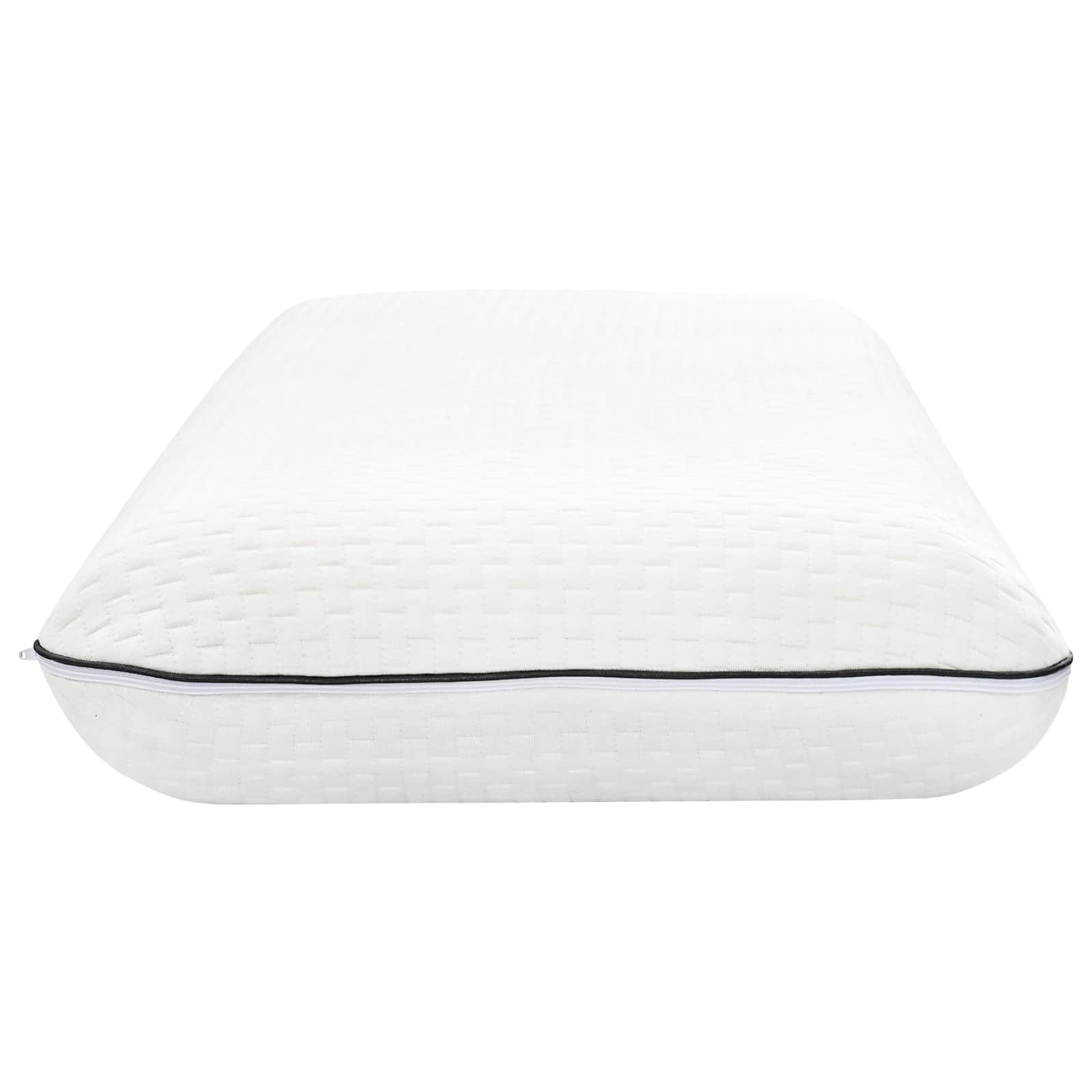 Μαξιλάρι Ύπνου Μονόχρωμο Λευκό 70 x 40 x 14 εκ Τζελ Αφρός - Pakobazaar