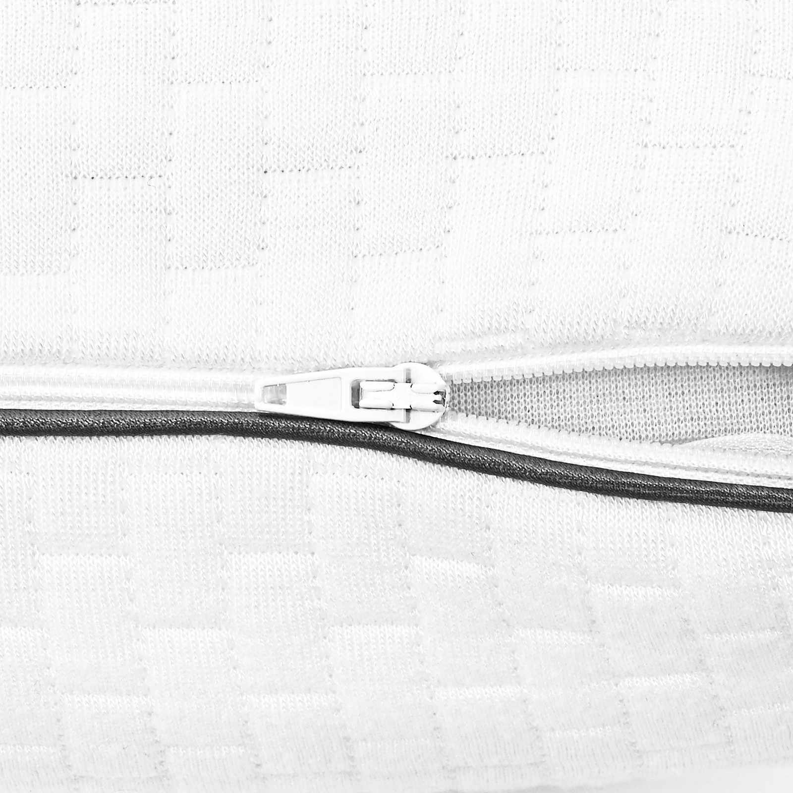 Μαξιλάρι Ύπνου Μονόχρωμο Λευκό 60 x 40 x 10 εκ Τζελ Αφρός - Pakobazaar