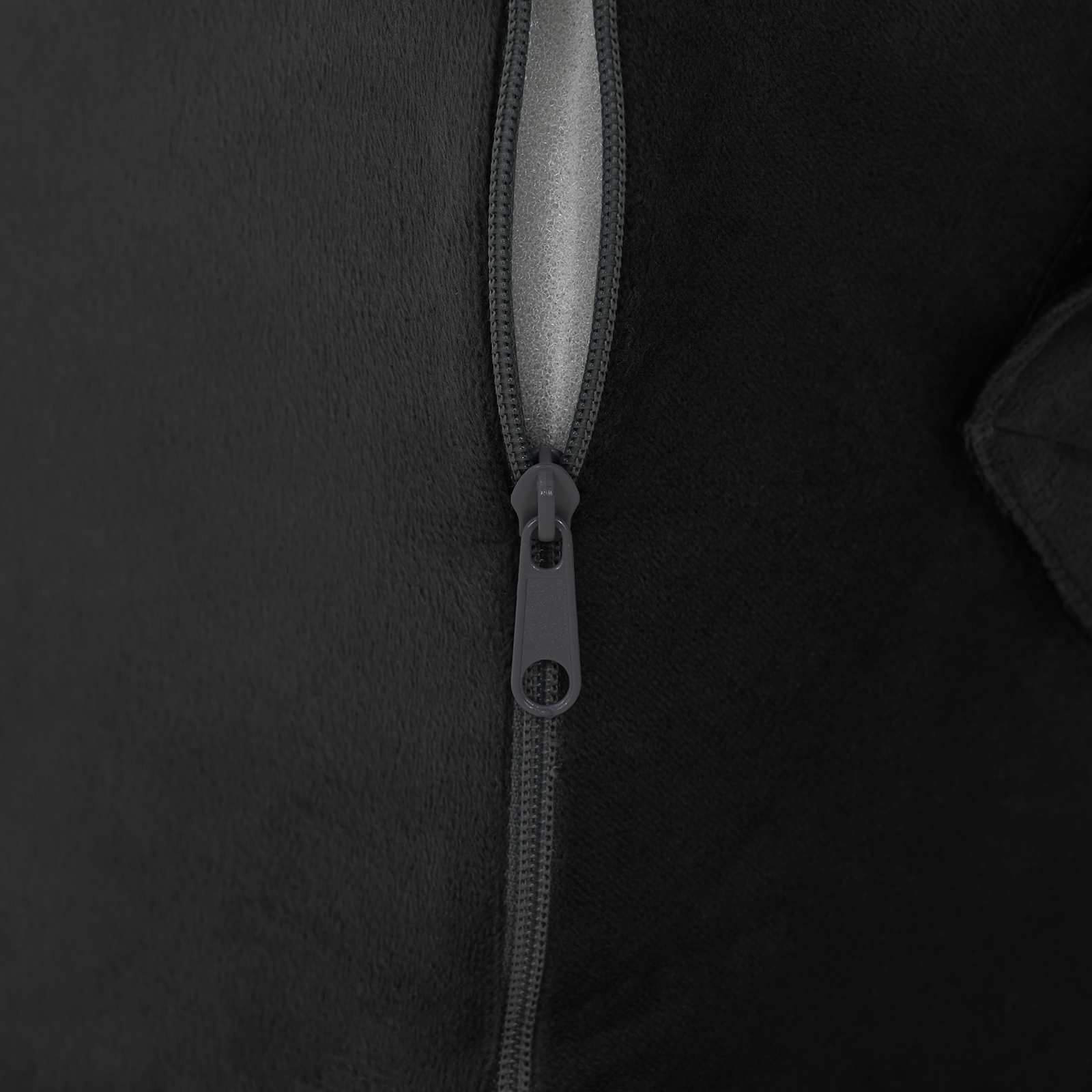 Μαξιλάρι Γωνίας Μαύρο 55 x 55 x 26 εκ. Αφρός Μνήμης - Pakobazaar