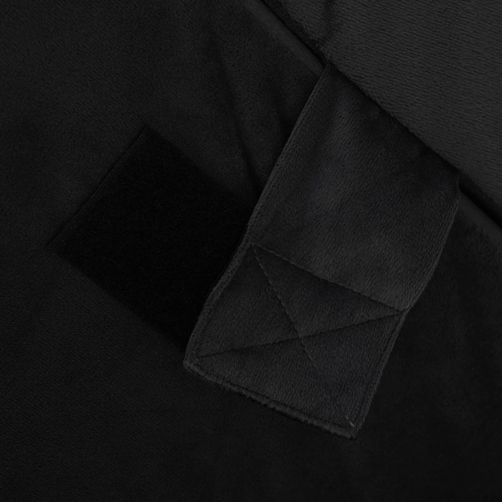 Μαξιλάρι Γωνίας Μαύρο 55 x 55 x 26 εκ. Αφρός Μνήμης - Pakobazaar