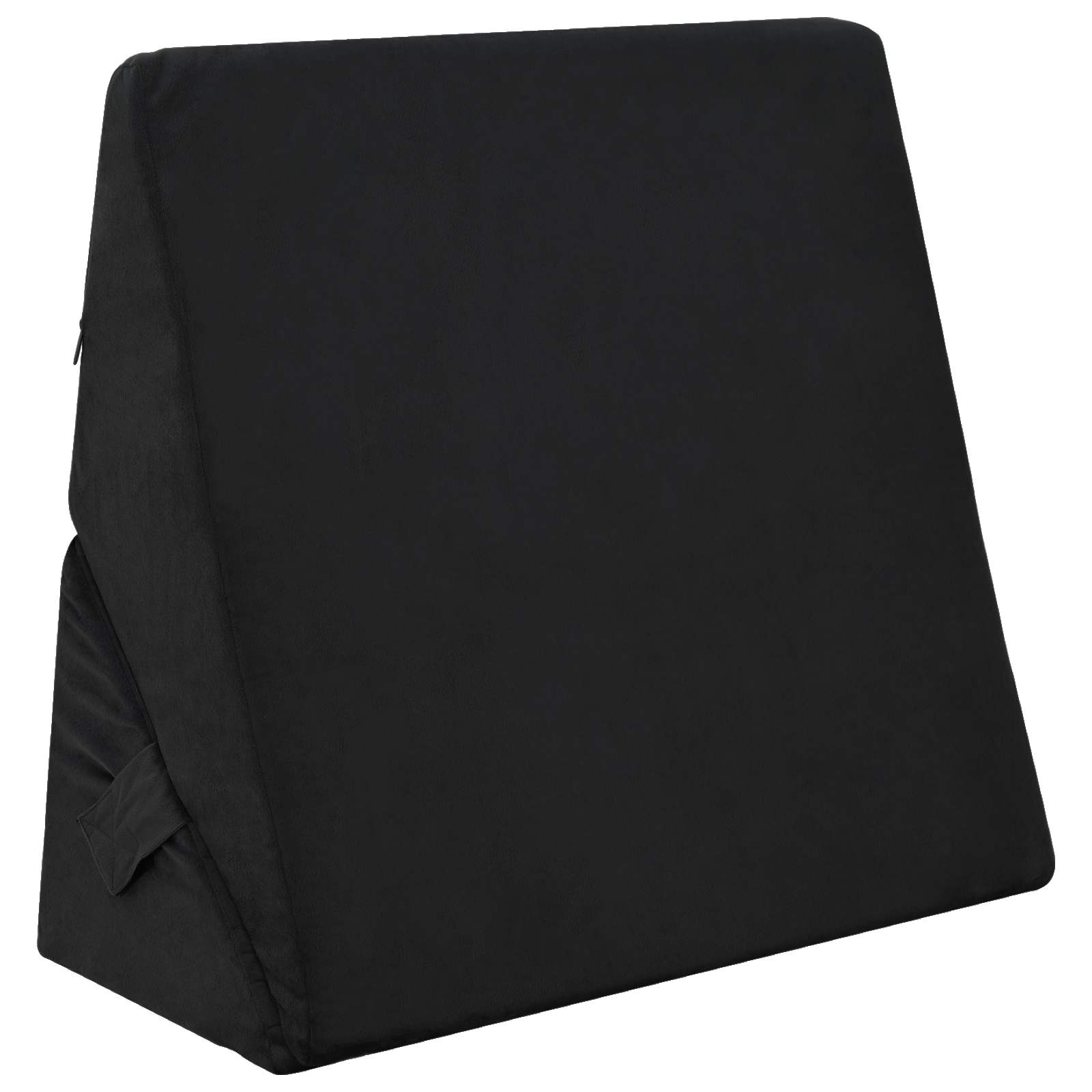 Μαξιλάρι Γωνίας Μαύρο 55 x 55 x 26 εκ. Αφρός Μνήμης - Pakobazaar