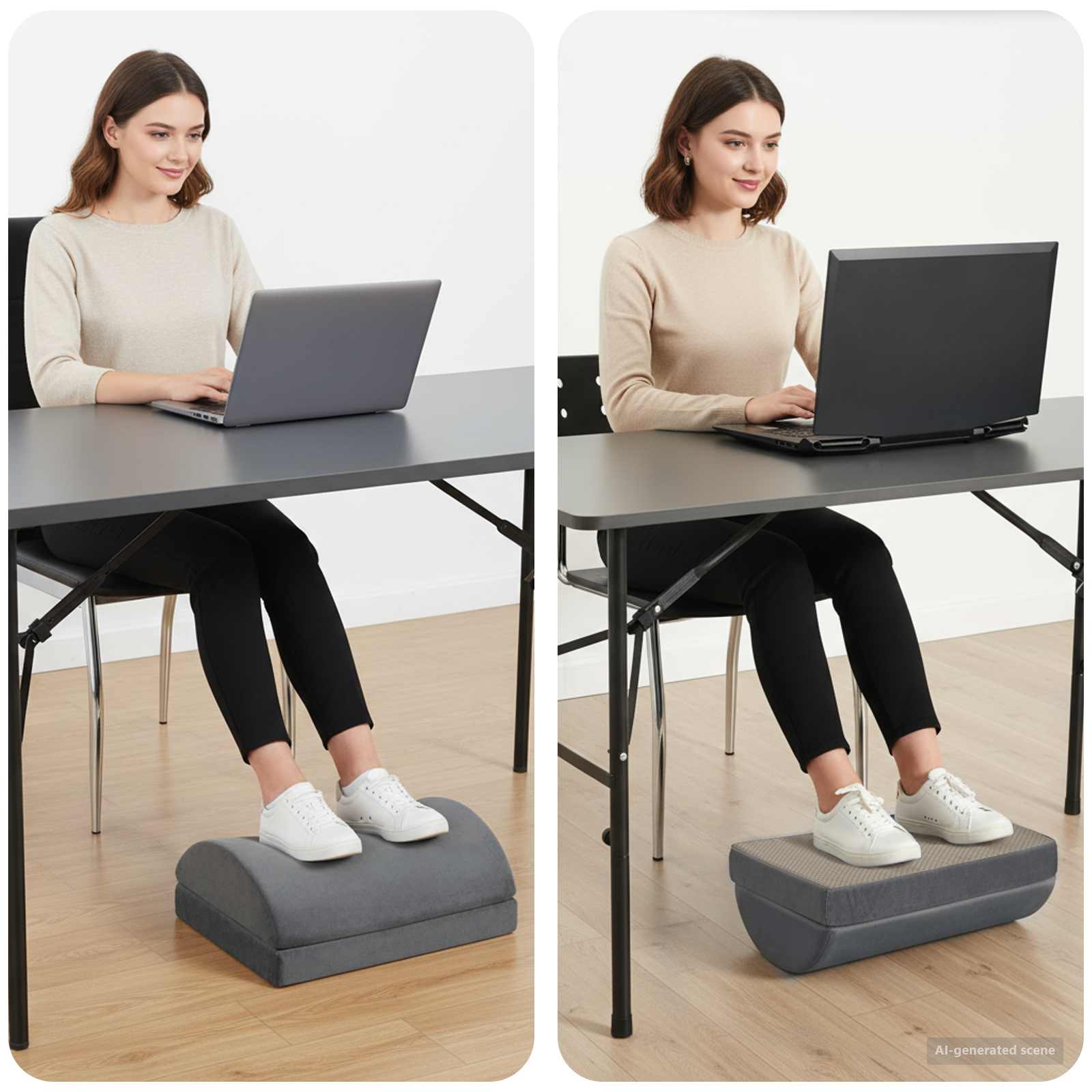Μονόχρωμο Γκρι 44 x 29 x 17 εκ. PU Αφρός - Pakobazaar