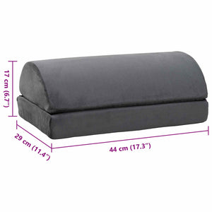 Μονόχρωμο Γκρι 44 x 29 x 17 εκ. PU Αφρός - Pakobazaar