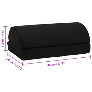 Μονόχρωμο Μαύρο 44 x 29 x 17 εκ. PU Αφρός - Pakobazaar