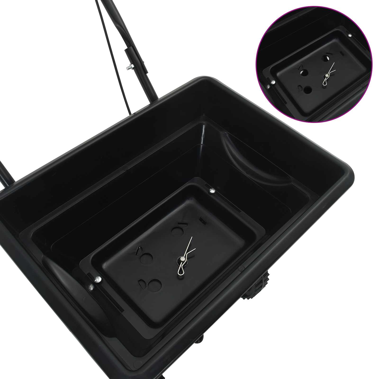 Διασκορπιστής Μαύρο 82 x 46 x 75 εκ PVC και Ατσάλι - Pakobazaar