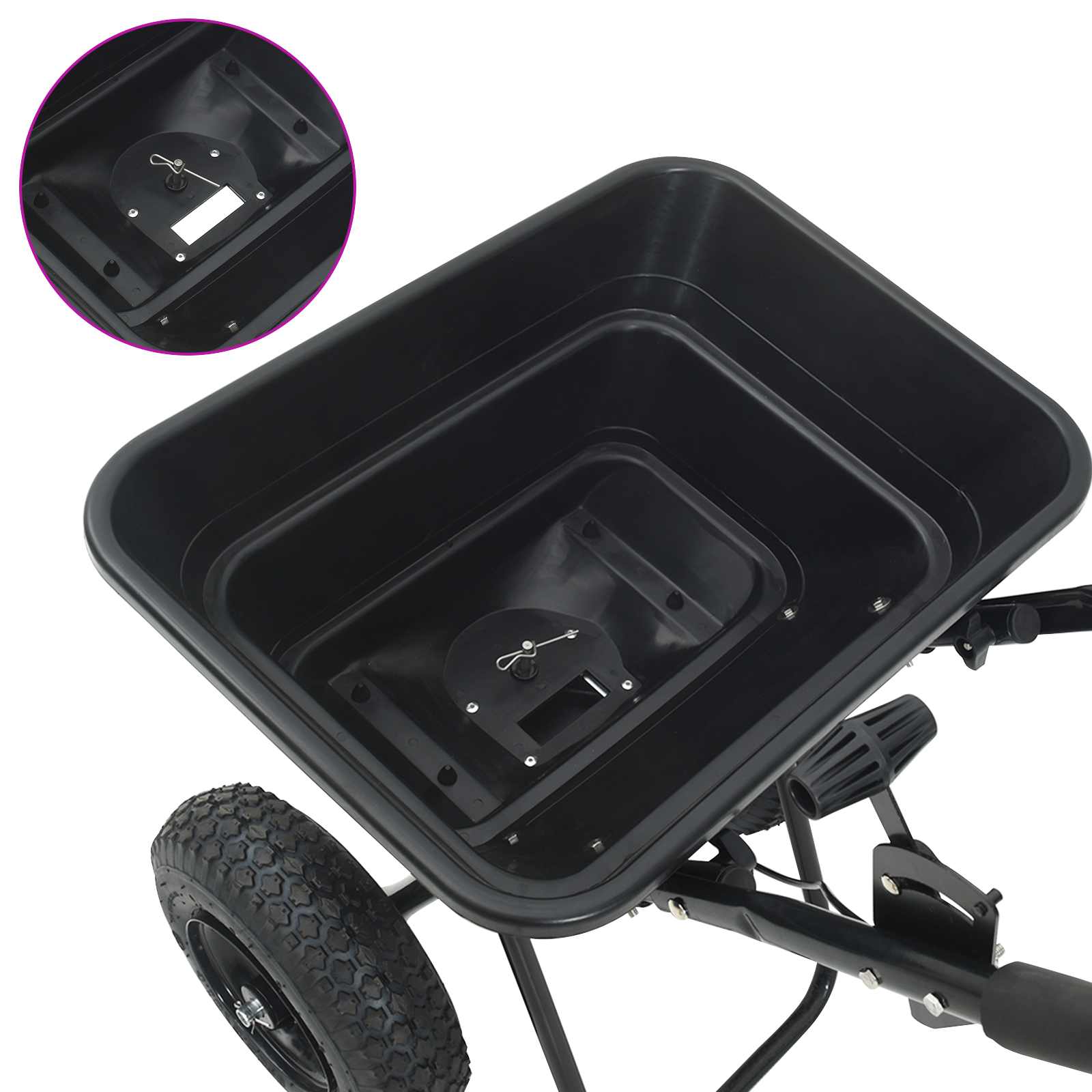 Διασκορπιστής Μαύρο 53 x 81,5 x 78 εκ PVC και Ατσάλι - Pakobazaar