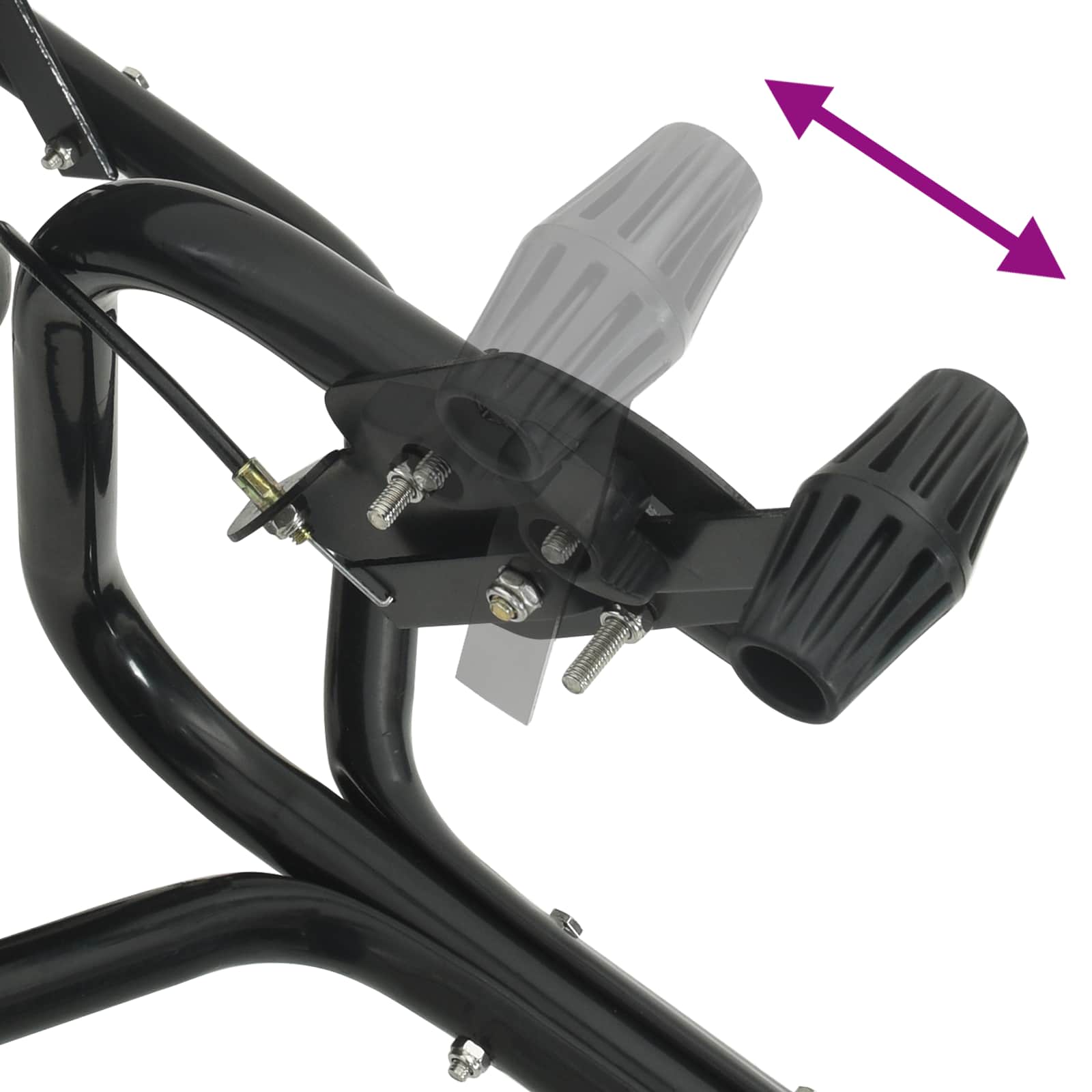 Διασκορπιστής Μαύρο 53 x 108 x 74 εκ PVC και Ατσάλι - Pakobazaar