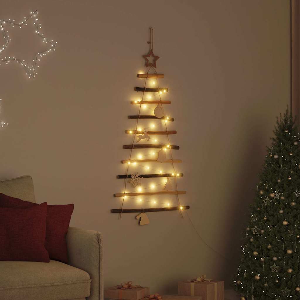 Χριστουγεννιάτικο Δέντρο με 30 LED Φυσικό 90 cm ξύλο φράξου - Pakobazaar
