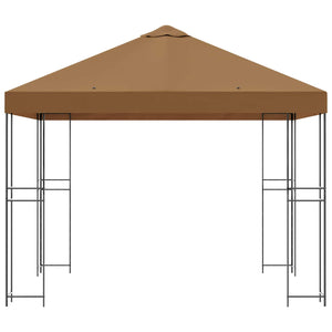 Κιόσκι 3 x 3 m Μπεζ Πολυεστέρας και Χάλυβας 190 gsm - Pakobazaar