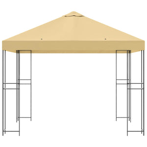 Κιόσκι 3 x 3 m Κρεμ Πολυεστέρας και Χάλυβας 190 gsm - Pakobazaar