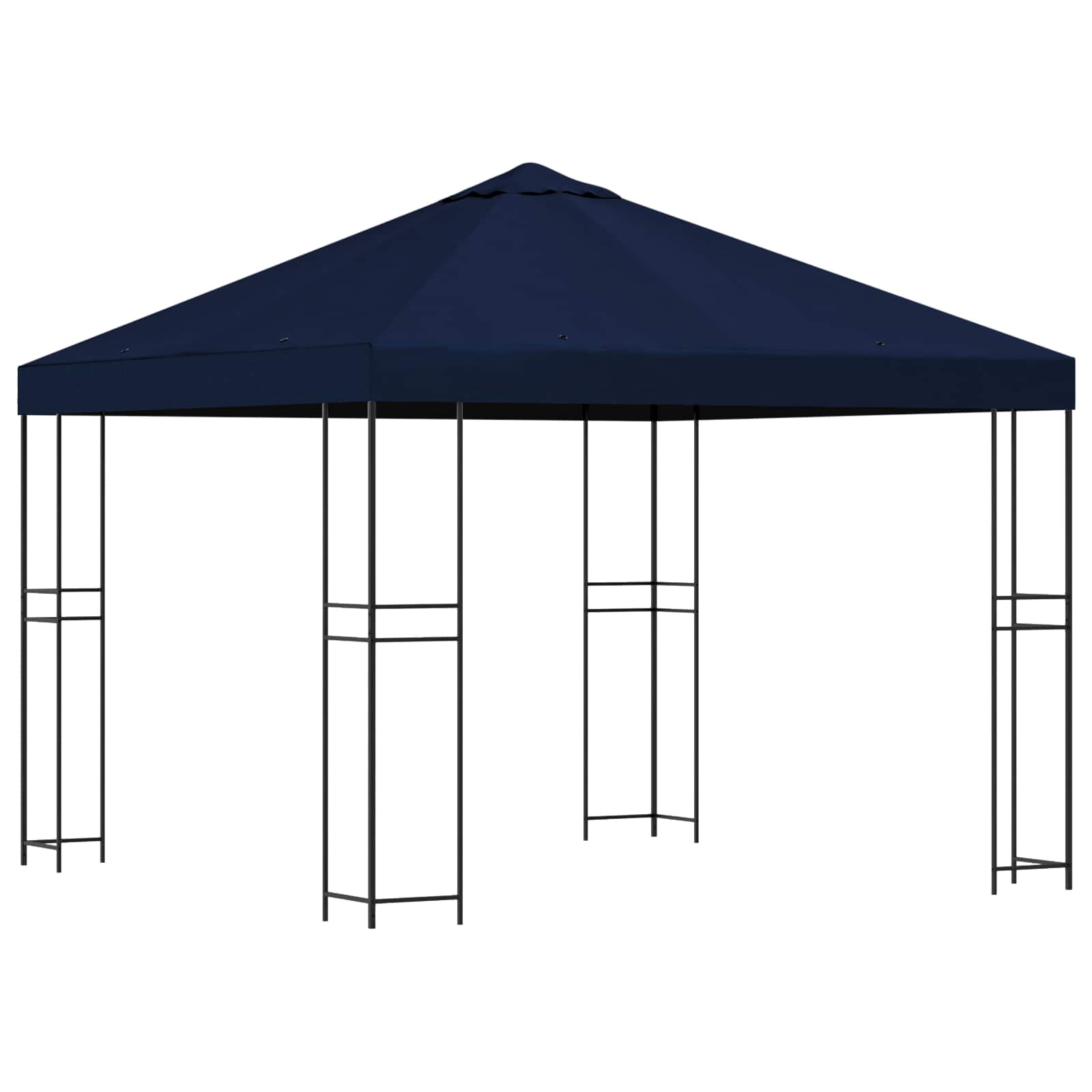 Κιόσκι 3 x 3 m Μπλε Πολυεστέρας και Χάλυβας 190 gsm - Pakobazaar