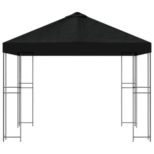 Κιόσκι 3 x 3 m Μαύρο Πολυεστέρας και Χάλυβας 190 gsm - Pakobazaar