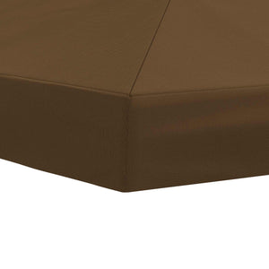 Κάλυψη Σκηνής Γκαζebo 6 x 3 m Taupe Πολυεστέρας 190 - Pakobazaar