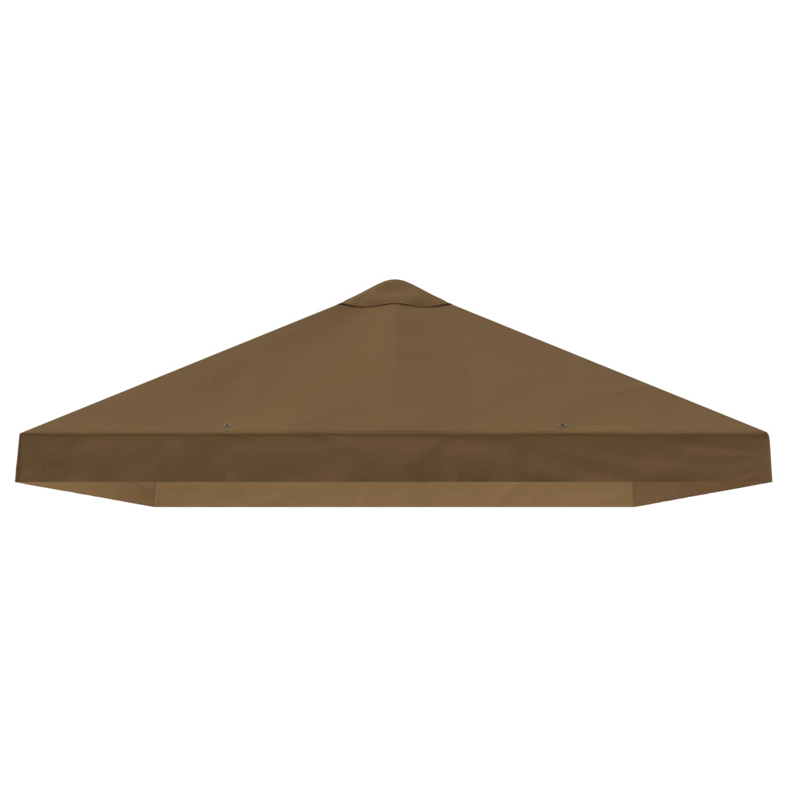 Κάλυψη Σκηνής Γκαζebo 6 x 3 m Taupe Πολυεστέρας 190