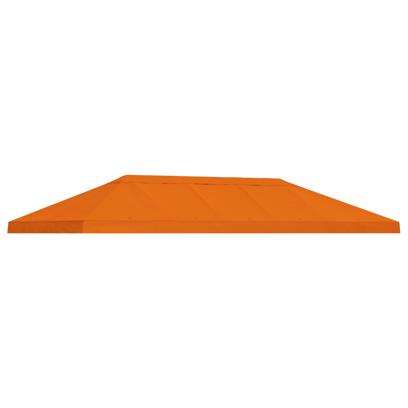 Κάλυψη Σκηνής Γκαζebo 6 x 3 m Πορτοκαλί Πολυεστέρας 190