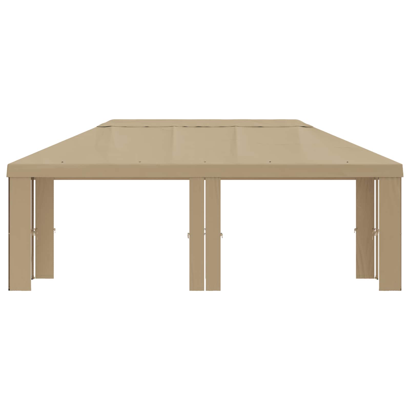 Κάλυμμα Γκαζebo 6 x 3 m Μπεζ Πολυεστέρας 190 gsm