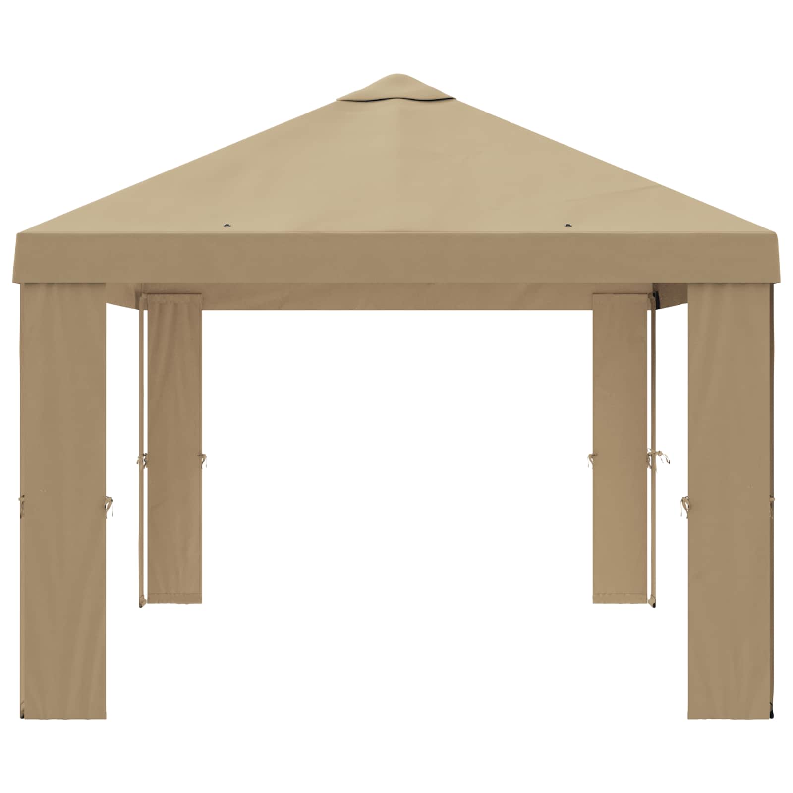 Κάλυμμα Γκαζebo 6 x 3 m Μπεζ Πολυεστέρας 190 gsm