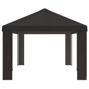 Κάλυμμα Γκαζebo 6 x 3 m Ανθρακί Πολυεστέρας 190 gsm - Pakobazaar