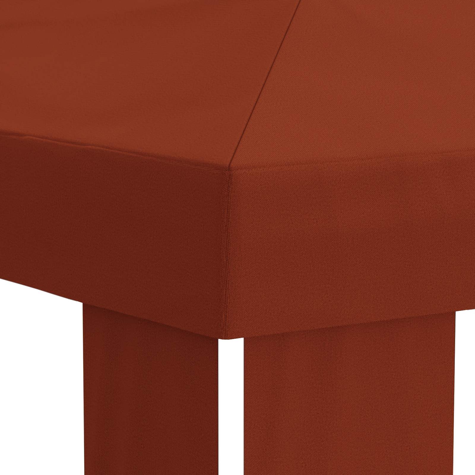 Κάλυμμα Γκαζebo 6 x 3 m Τερακότα Πολυεστέρας 190 gsm