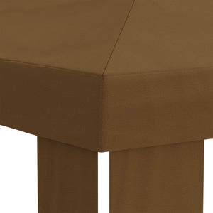 Κάλυμμα Γκαζebo 6 x 3 m Taupe Πολυεστέρας 190 gsm - Pakobazaar