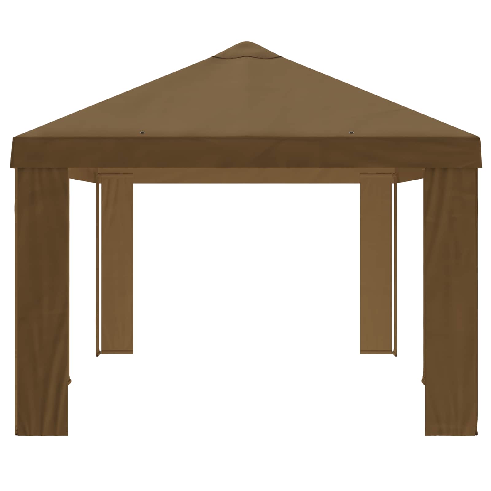 Κάλυμμα Γκαζebo 6 x 3 m Taupe Πολυεστέρας 190 gsm