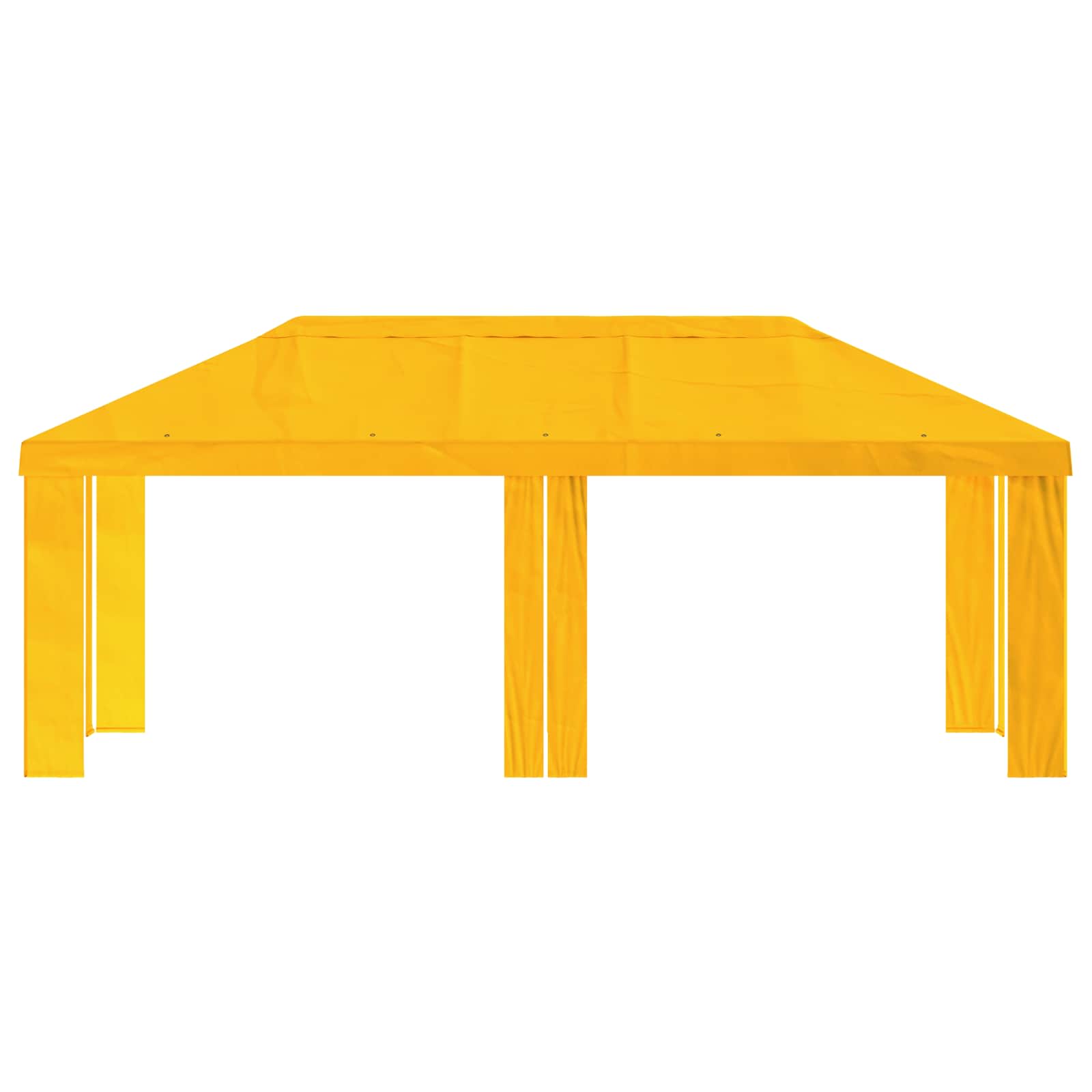 Κάλυμμα Γκαζebo 6 x 3 m Κίτρινο Πολυεστέρας 190 gsm