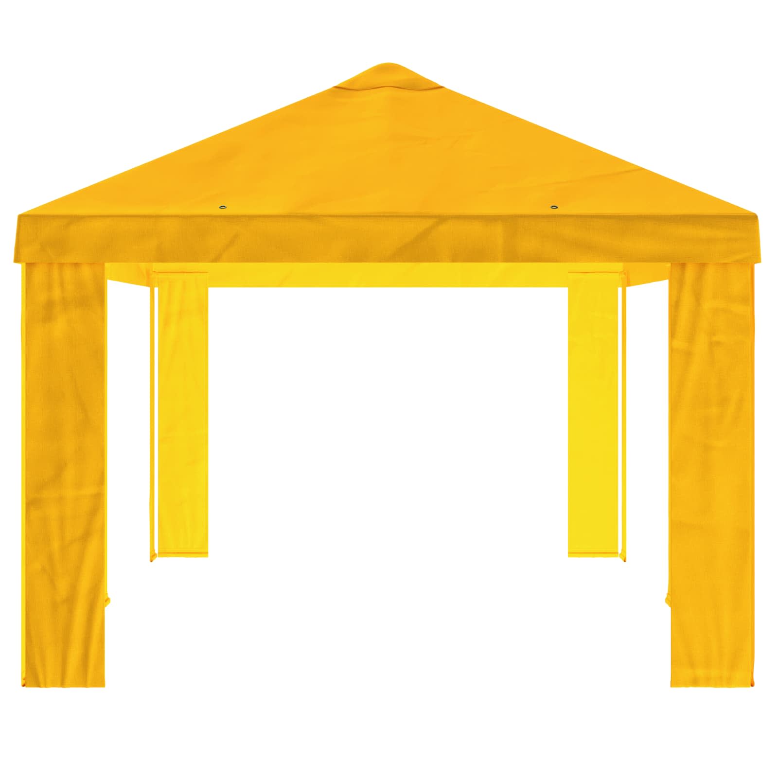 Κάλυμμα Γκαζebo 6 x 3 m Κίτρινο Πολυεστέρας 190 gsm