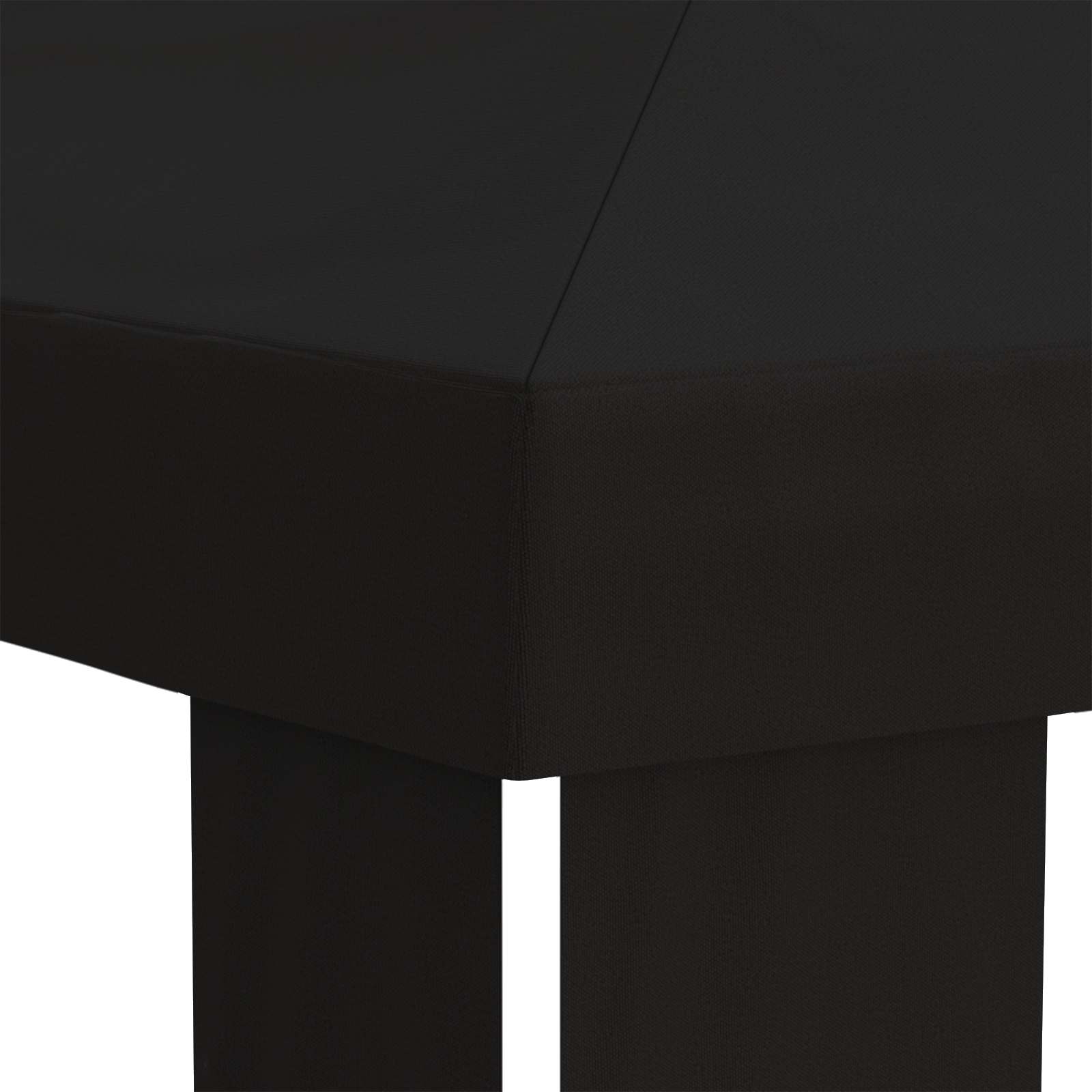 Κάλυμμα Γκαζebo 6 x 3 m Μαύρο Πολυεστέρας 190 gsm