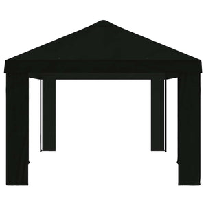 Κάλυμμα Γκαζebo 6 x 3 m Μαύρο Πολυεστέρας 190 gsm - Pakobazaar