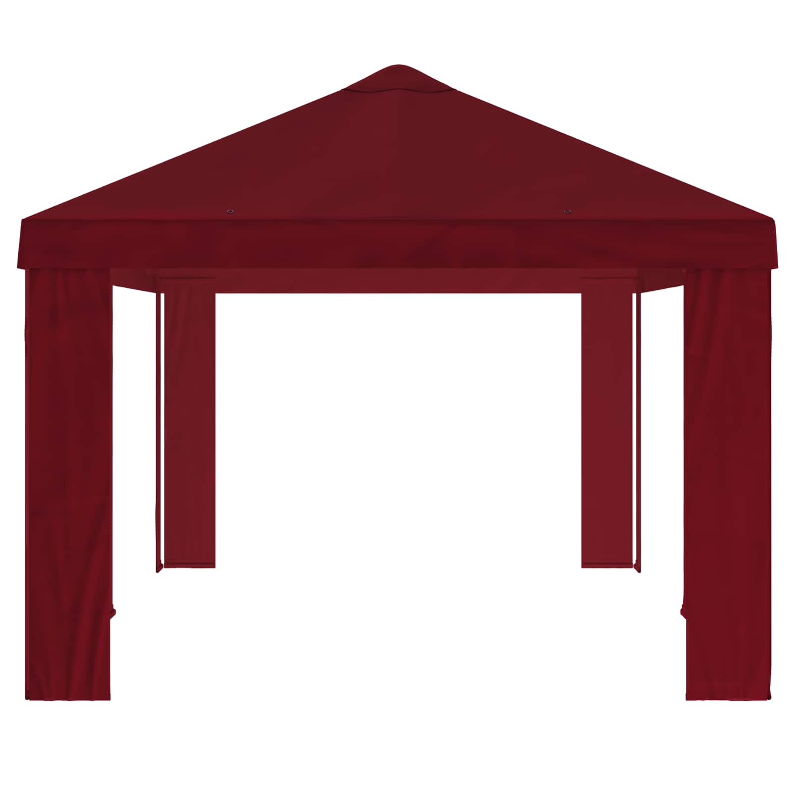 Κάλυμμα Γκαζebo 6 x 3 m Μπορντό Πολυεστέρας 190 gsm