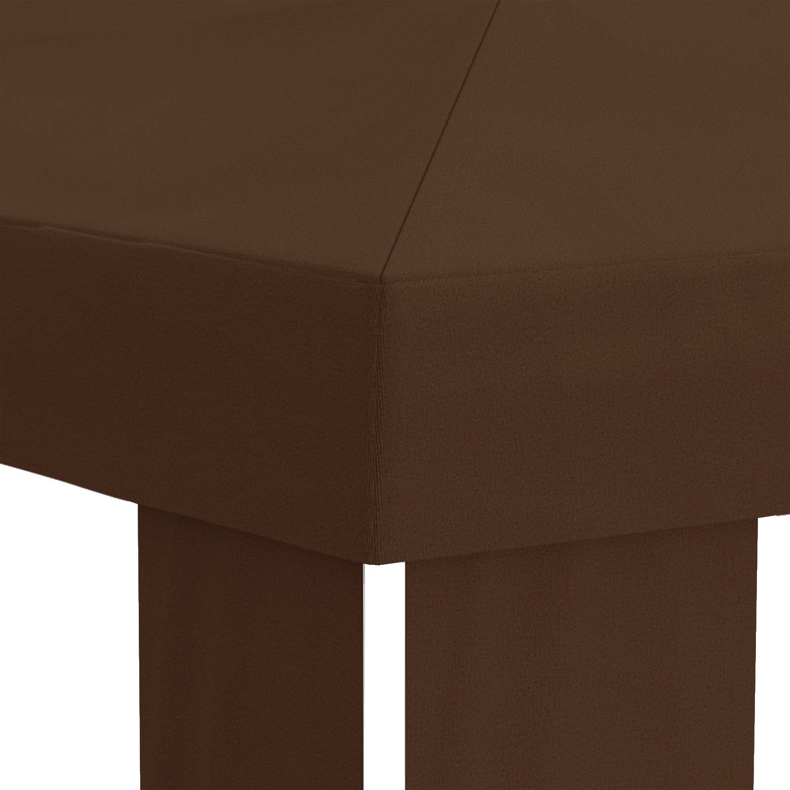 Κάλυμμα Γκαζebo 6 x 3 m Καφέ Πολυεστέρας 190 gsm