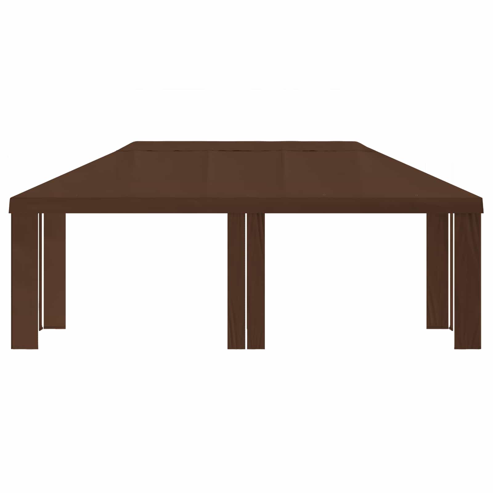 Κάλυμμα Γκαζebo 6 x 3 m Καφέ Πολυεστέρας 190 gsm
