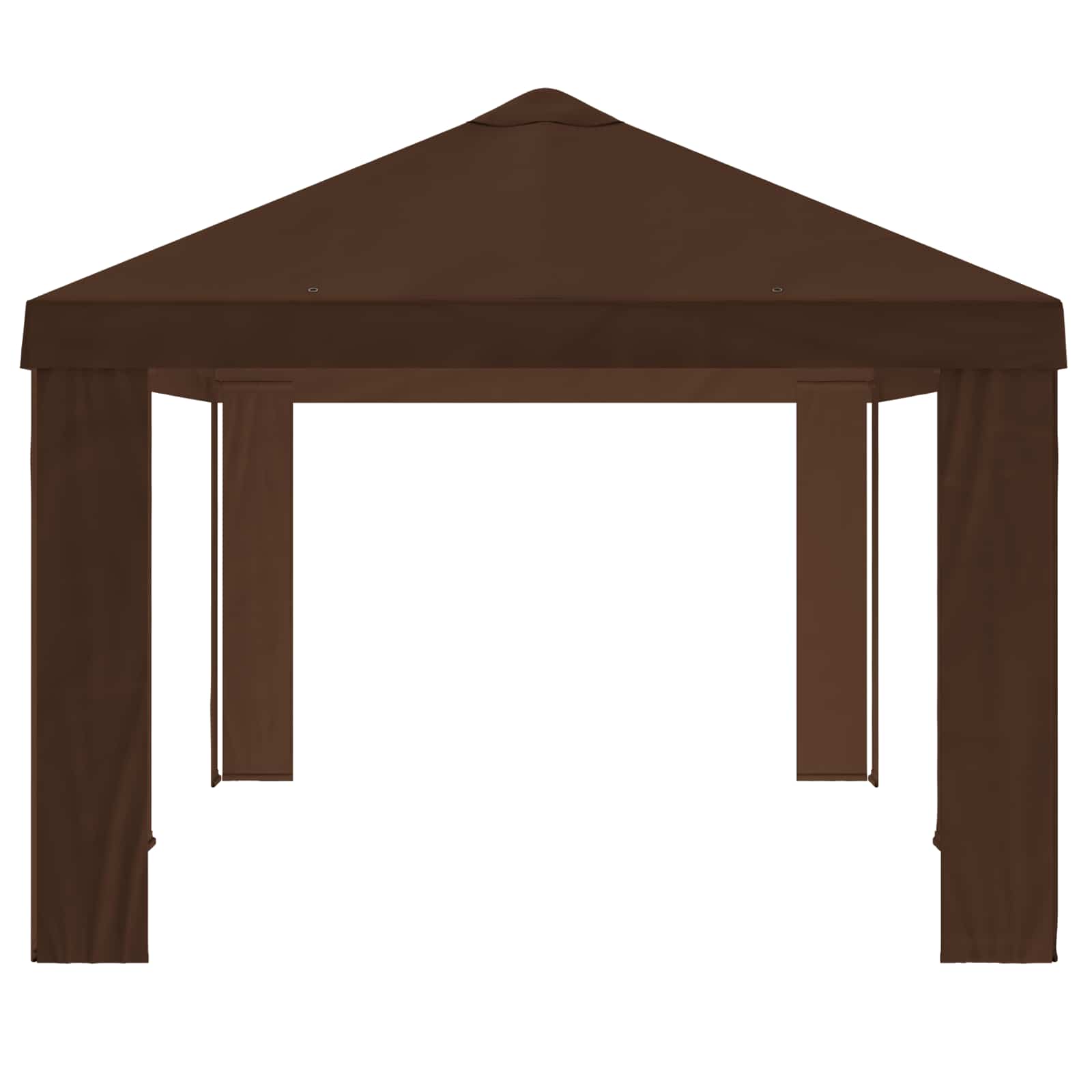 Κάλυμμα Γκαζebo 6 x 3 m Καφέ Πολυεστέρας 190 gsm