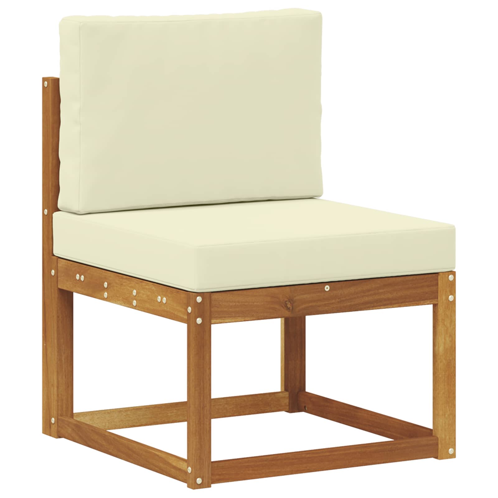 Μεσαίος καναπές εξωτερικού χώρου Στερεό Ξύλο Ακακίας Φυσικό - Pakobazaar